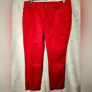 Lauren by Ralph Lauren Red Skinny Jeans size 10